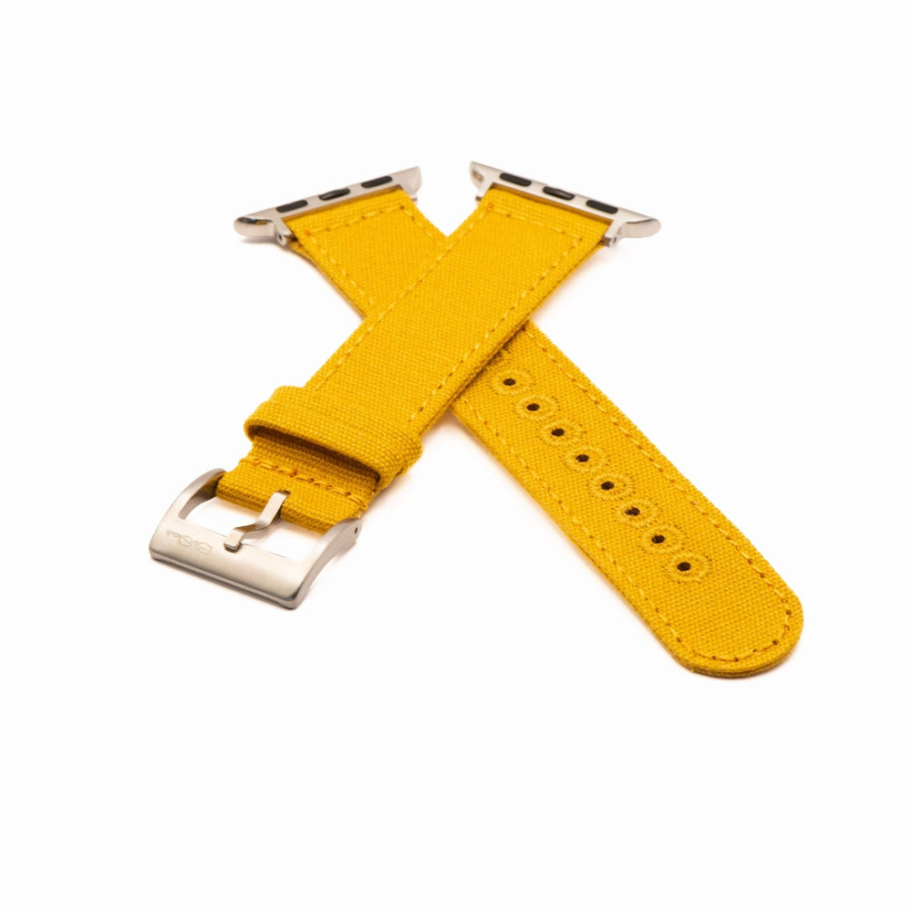 CanvaSoft 2.0 Band - For Apple Watch - Mustard Yellow - BluShark Straps