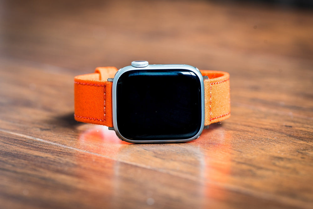 CanvaSoft 2.0 Band - For Apple Watch - Orange - BluShark Straps