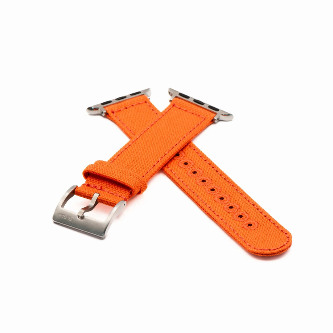 CanvaSoft 2.0 Band - For Apple Watch - Orange - BluShark Straps