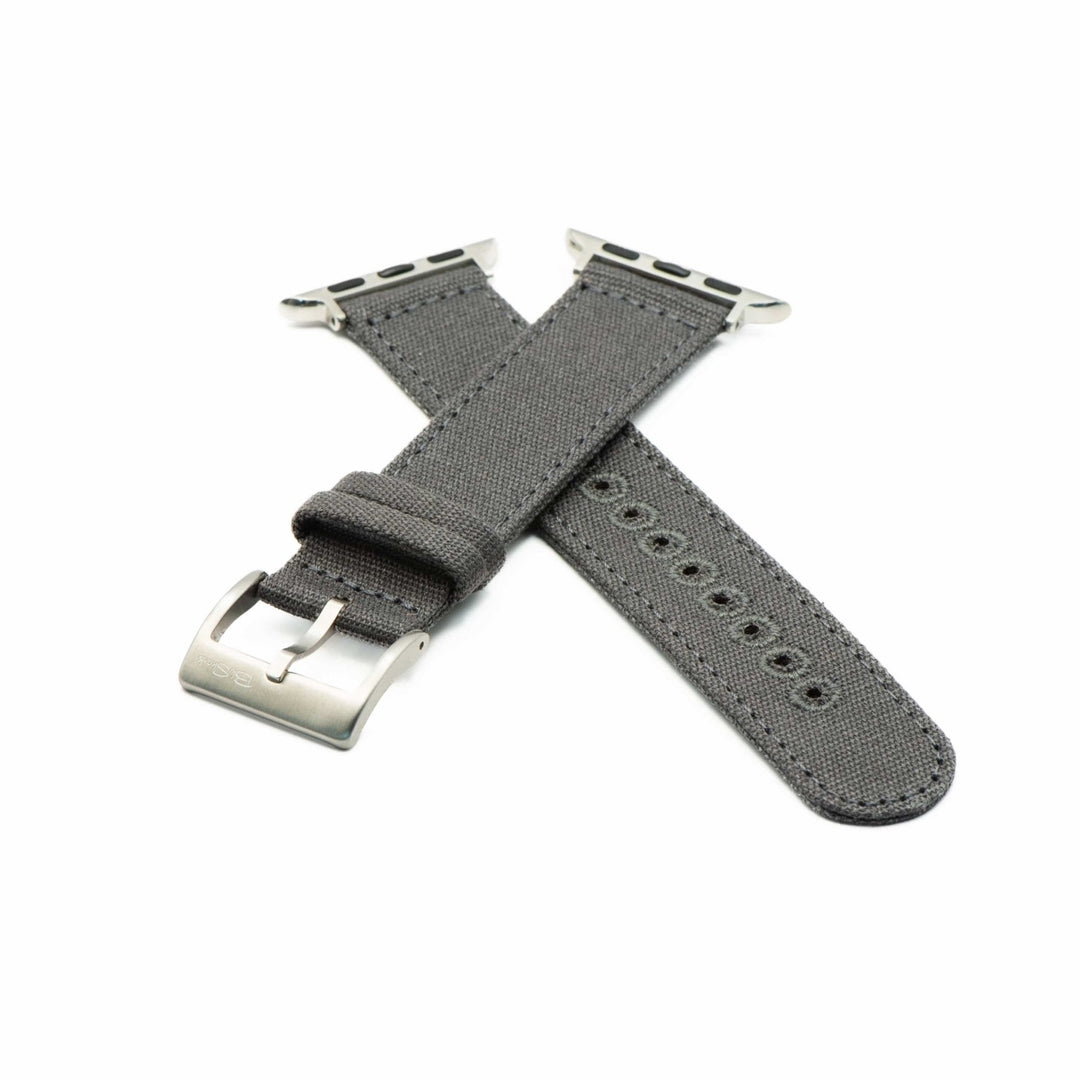 CanvaSoft 2.0 Band - For Apple Watch - Slate Gray - BluShark Straps