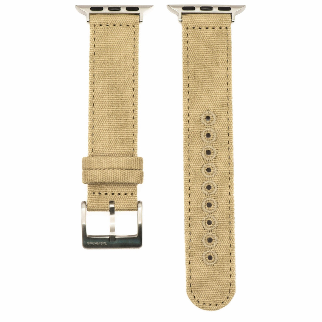 CanvaSoft 2.0 Band - For Apple Watch - Tan - BluShark Straps