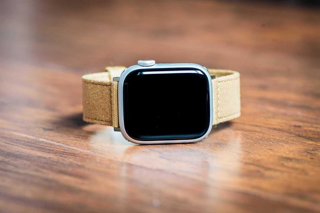 CanvaSoft 2.0 Band - For Apple Watch - Tan - BluShark Straps