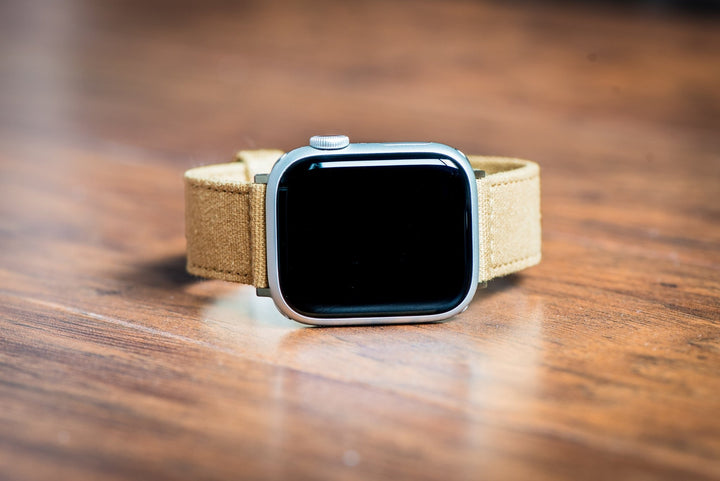 CanvaSoft 2.0 Band - For Apple Watch - Tan - BluShark Straps