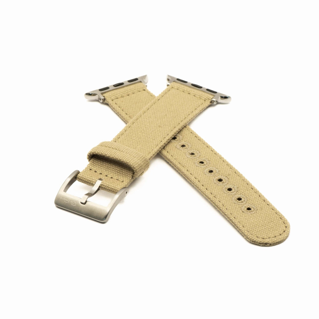 CanvaSoft 2.0 Band - For Apple Watch - Tan - BluShark Straps