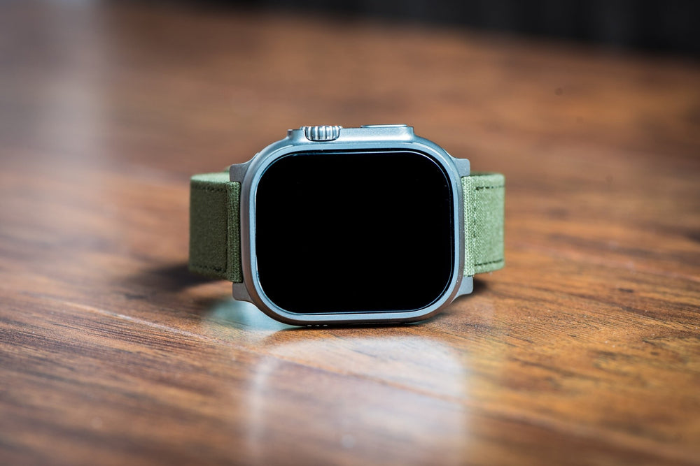 CanvaSoft 2.0 Band - For Apple Watch ULTRA - Army Green - BluShark Straps