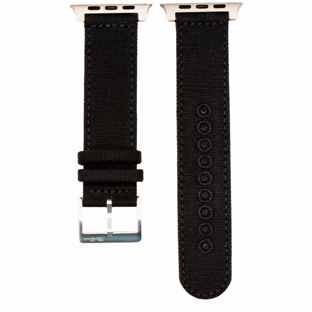 CanvaSoft 2.0 Band - For Apple Watch ULTRA - Black - BluShark Straps