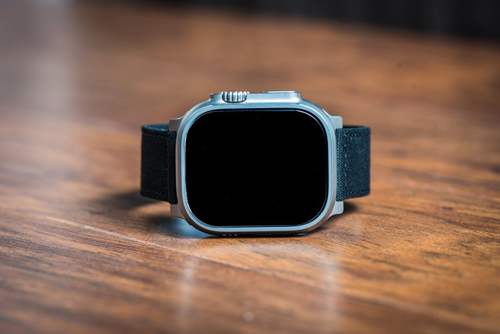 CanvaSoft 2.0 Band - For Apple Watch ULTRA - Black - BluShark Straps