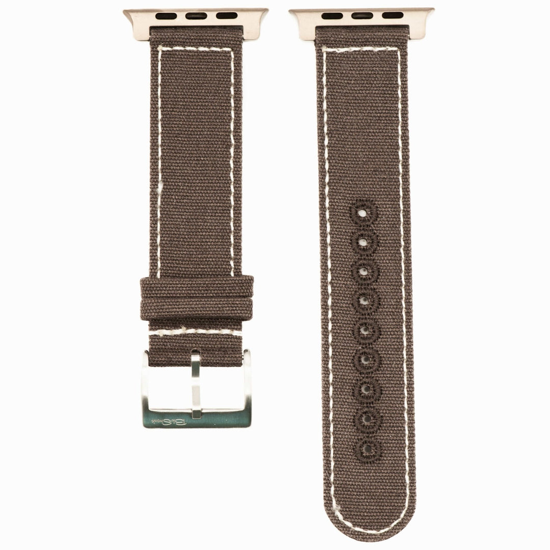 CanvaSoft 2.0 Band - For Apple Watch ULTRA - Chocolate & Cream - BluShark Straps