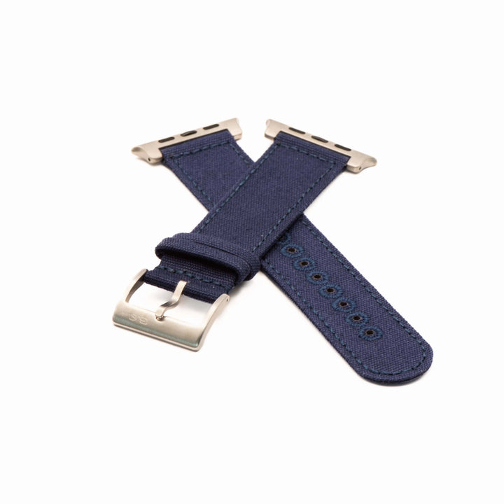CanvaSoft 2.0 Band - For Apple Watch ULTRA - Indigo Blue - BluShark Straps