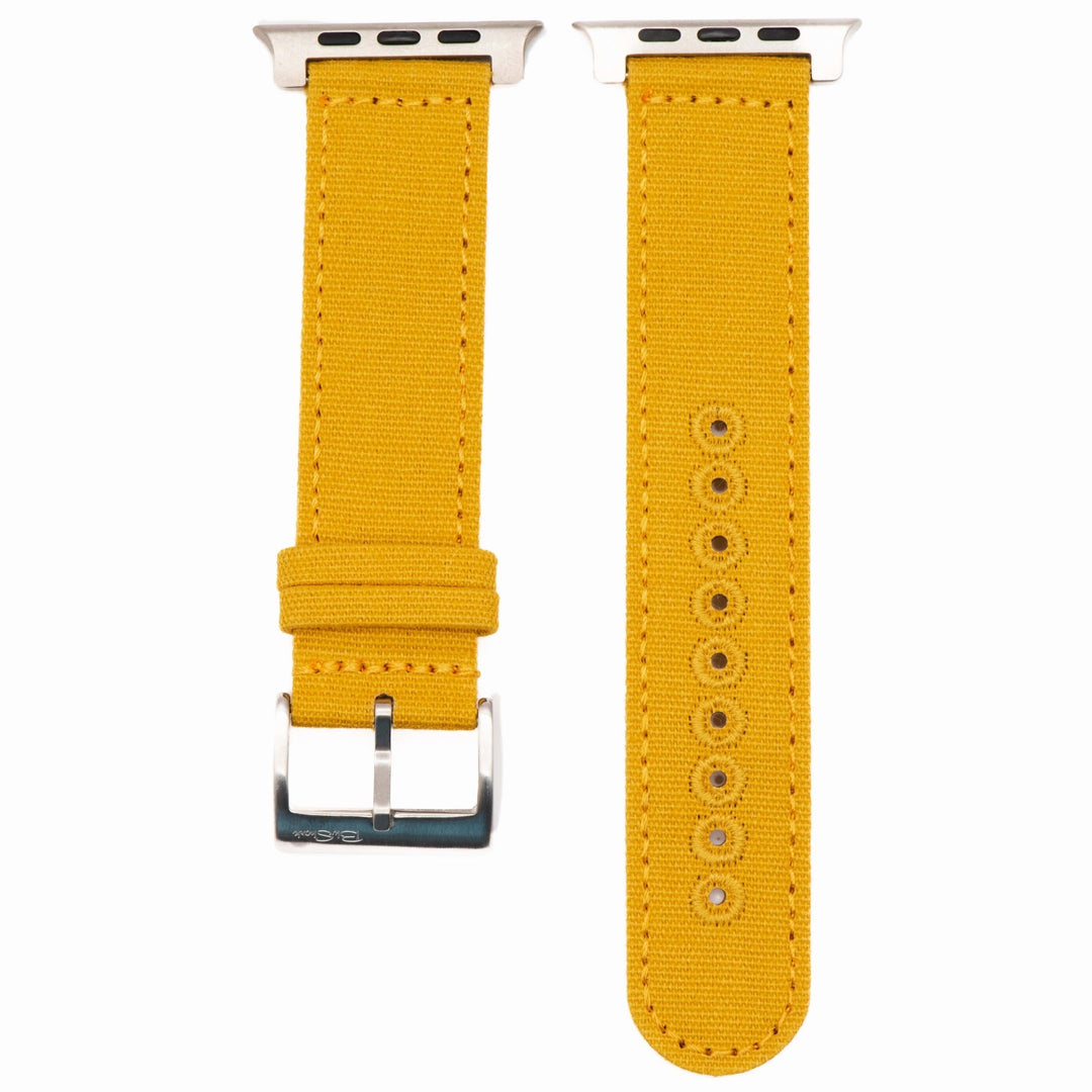 CanvaSoft 2.0 Band - For Apple Watch ULTRA - Mustard Yellow - BluShark Straps