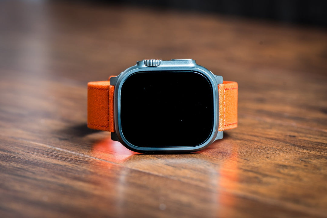 CanvaSoft 2.0 Band - For Apple Watch ULTRA - Orange - BluShark Straps