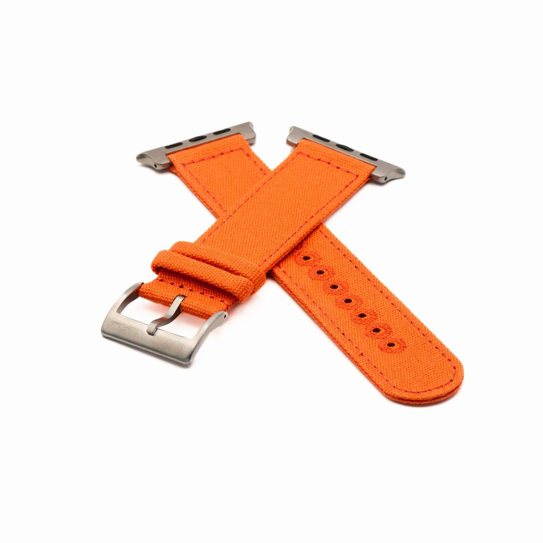 CanvaSoft 2.0 Band - For Apple Watch ULTRA - Orange - BluShark Straps