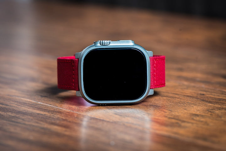 CanvaSoft 2.0 Band - For Apple Watch ULTRA - Red - BluShark Straps