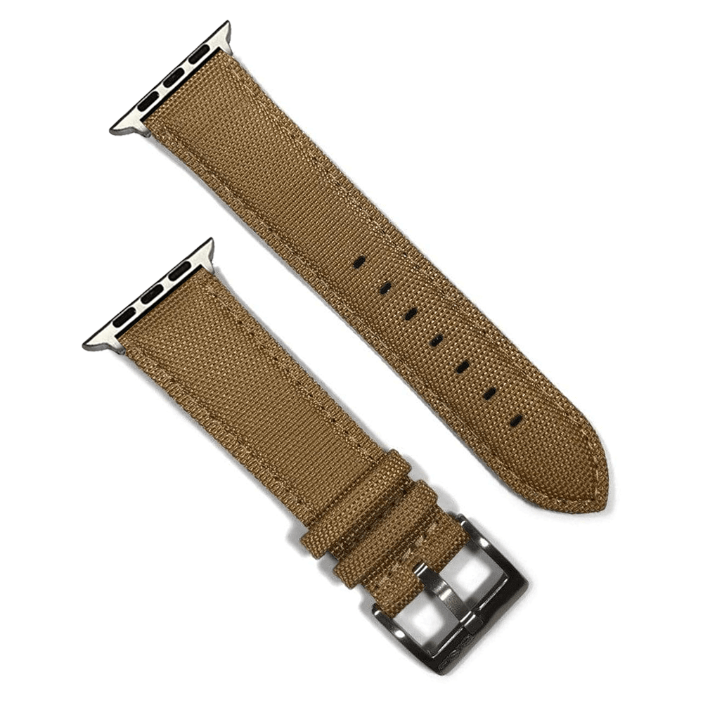 Cordura Band - For Apple Watch - Tan - BluShark Straps