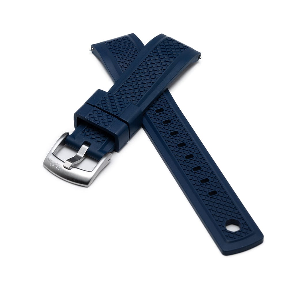 Crosshatch Rubber - Blue - BluShark Straps