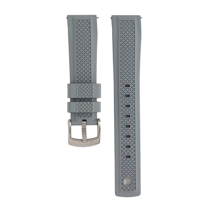 Crosshatch Rubber - Gray - BluShark Straps