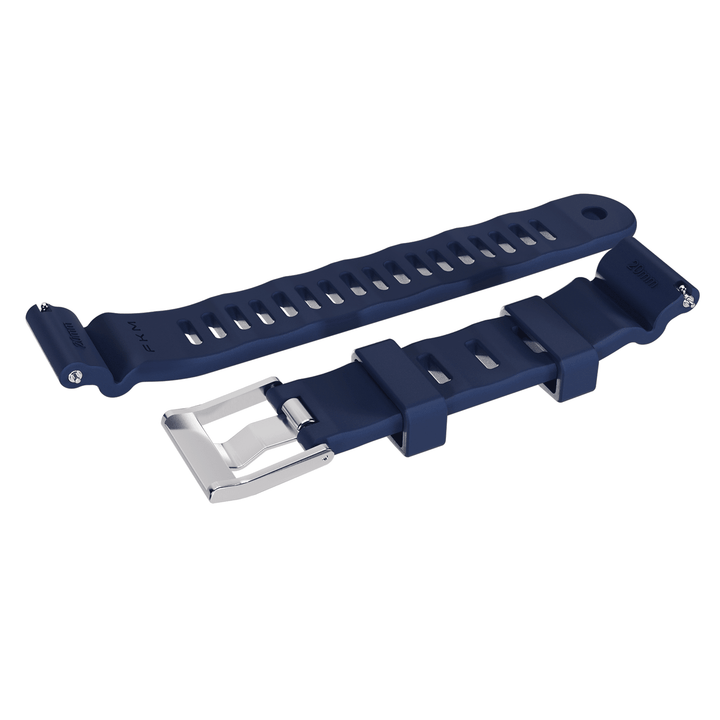 Divecore - American FKM - FKM Rubber HP Professional Diving Watch Strap - Navy Blue - BluShark Straps