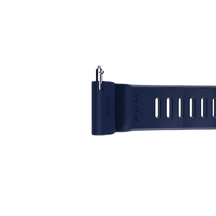 Divecore - American FKM - FKM Rubber HP Professional Diving Watch Strap - Navy Blue - BluShark Straps