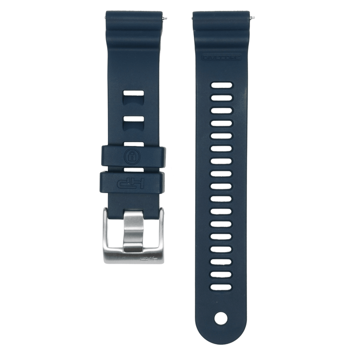 Divecore - American FKM - FKM Rubber HP Professional Diving Watch Strap - Navy Blue - BluShark Straps