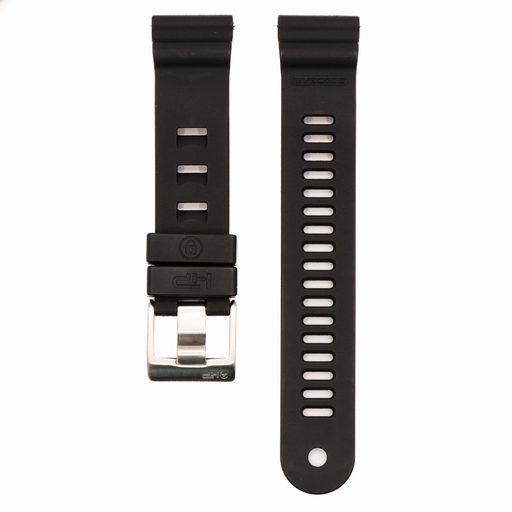 Divecore - American FKM - HP Professional Diving Watch Strap - Black