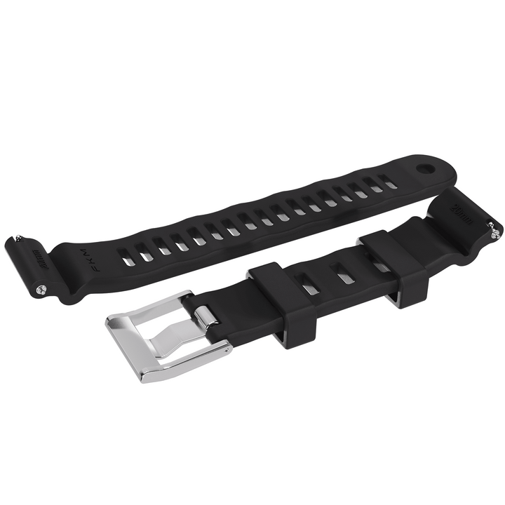 Divecore - American FKM - HP Professional Diving Watch Strap - Black - BluShark Straps