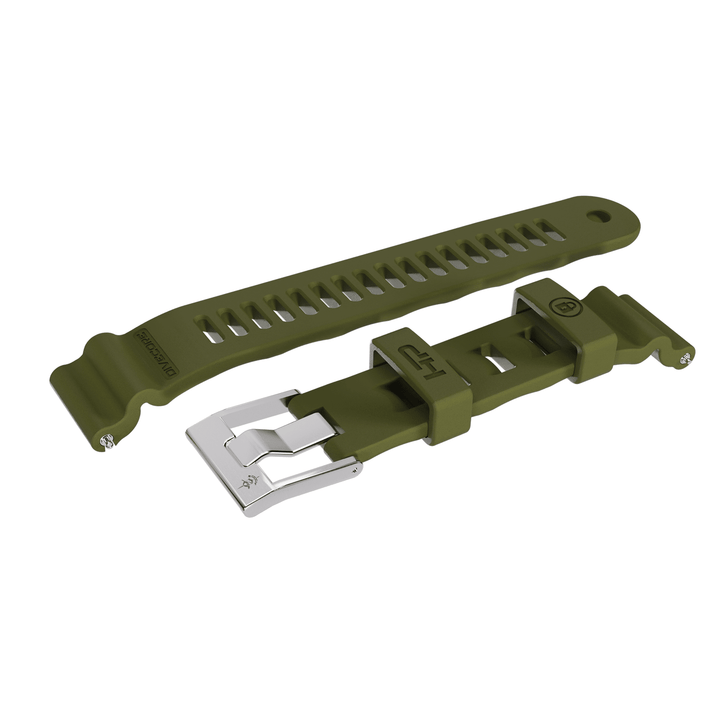 Divecore - American FKM - HP Professional Diving Watch Strap - Olive SBWC - BluShark Straps