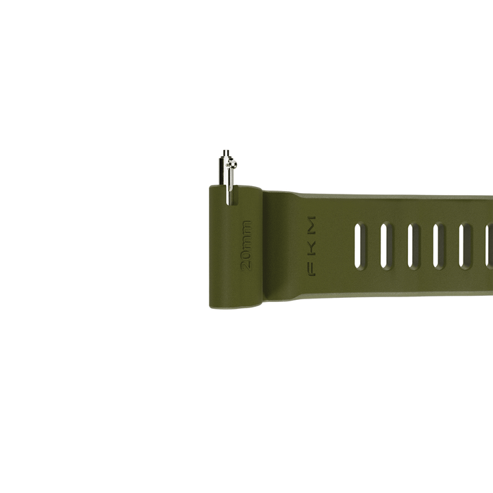 Divecore - American FKM - HP Professional Diving Watch Strap - Olive SBWC - BluShark Straps