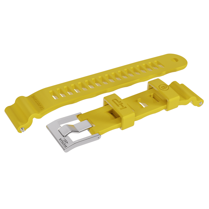 Divecore - American FKM - HP Professional Diving Watch Strap - Yellow - BluShark Straps