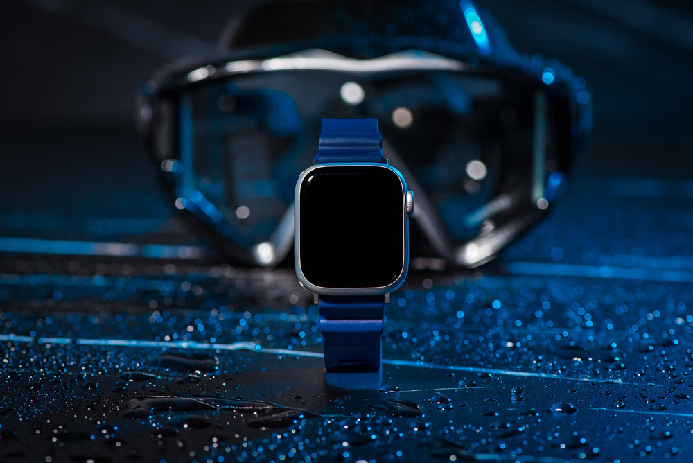 Divecore Apple Band DiveCore HP Apple Band - Divecore - American FKM - HP Professional Diving Watch Strap - Blue