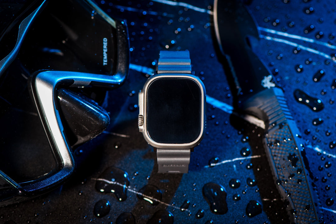 Divecore Apple Band ULTRA DiveCore HP Apple Watch ULTRA/ULTRA2 Apple Band ULTRA - Divecore - American FKM - HP Professional Diving Watch Strap - Black