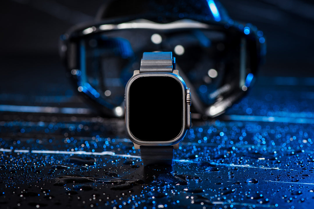 Divecore Apple Band ULTRA DiveCore HP Apple Watch ULTRA/ULTRA2 Apple Band ULTRA - Divecore - American FKM - HP Professional Diving Watch Strap - Black