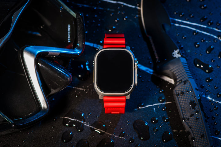 Divecore Apple Band ULTRA DiveCore HP Apple Watch ULTRA/ULTRA2 Apple Band ULTRA - Divecore - American FKM - HP Professional Diving Watch Strap - Orange