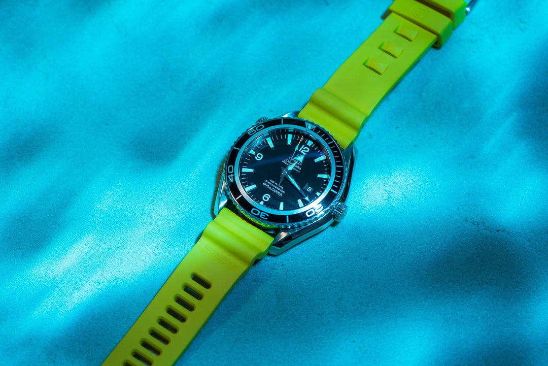 Divecore DiveCore HP Divecore - American FKM - HP Professional Diving Watch Strap - Yellow