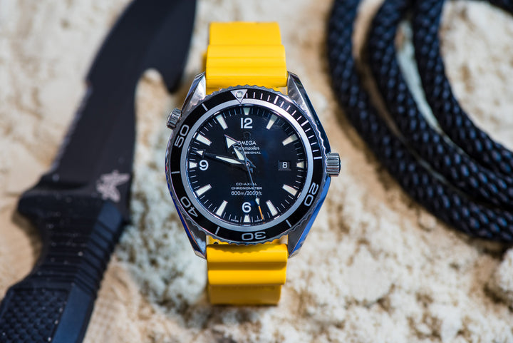 Divecore DiveCore HP Divecore - American FKM - HP Professional Diving Watch Strap - Yellow