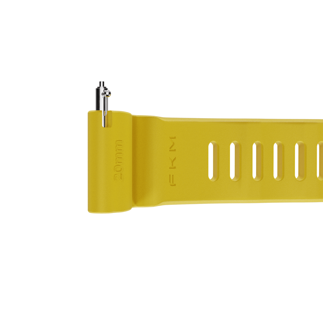 Divecore DiveCore HP Divecore - American FKM - HP Professional Diving Watch Strap - Yellow