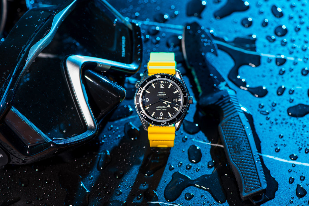 Divecore DiveCore HP Divecore - American FKM - HP Professional Diving Watch Strap - Yellow