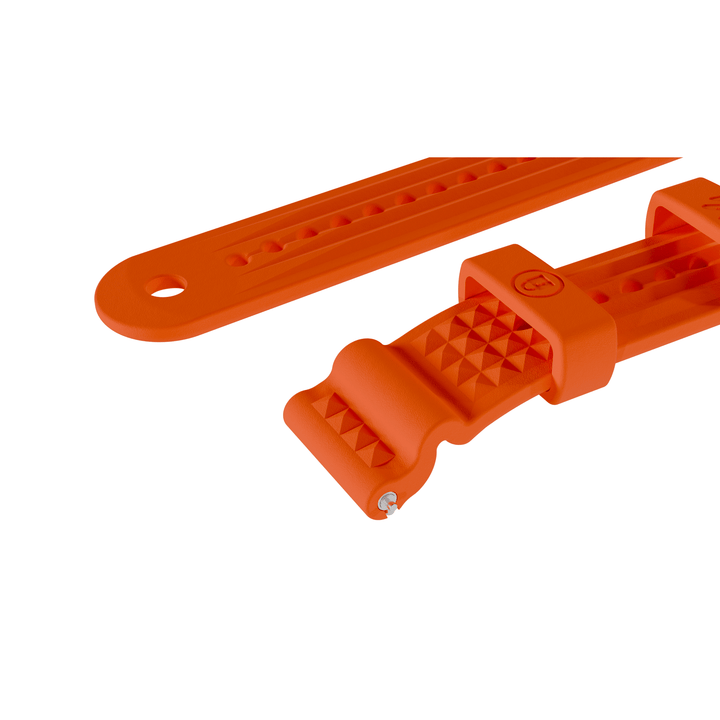 Divecore - HNBR Rubber - WFL Professional Diving Watch Strap - Orange - BluShark Straps