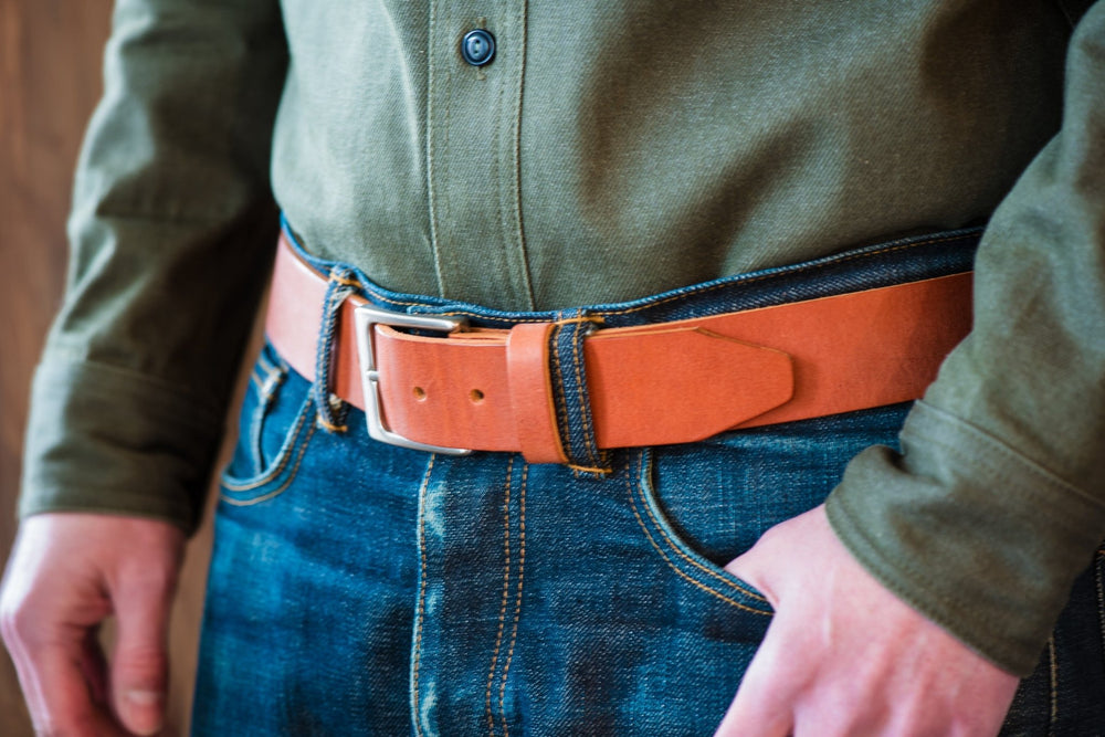 Horween Leather Belts - Made In The USA BluShark Straps Horween Leather Belts - Made In The USA BluShark Straps