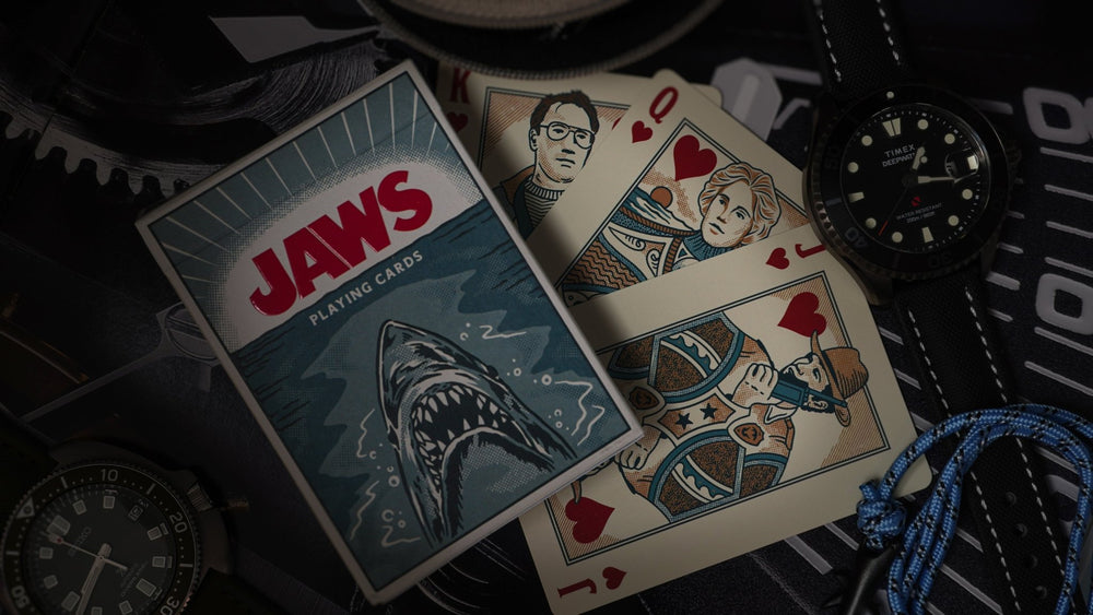 JAWS 50th Anniversary Playing Cards - BluShark Straps