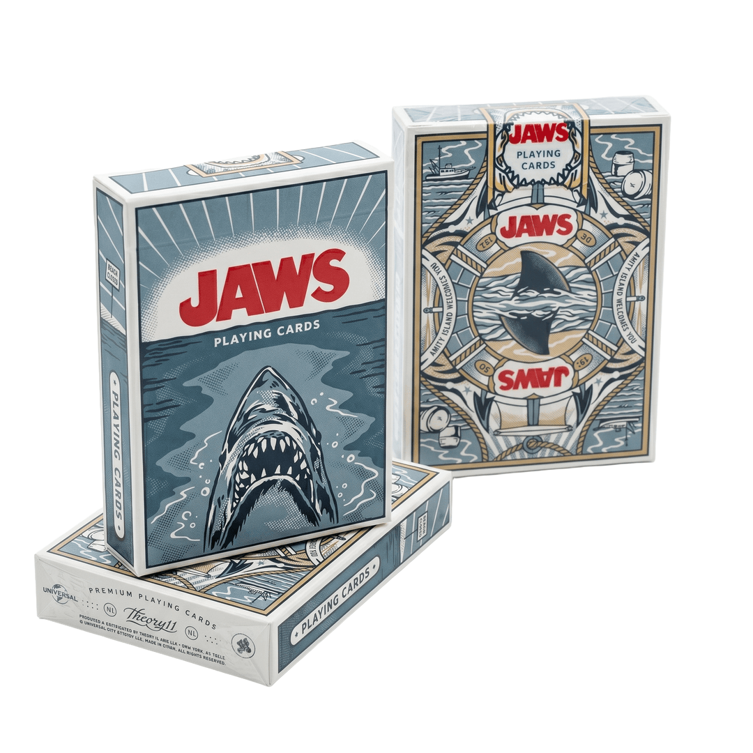 JAWS 50th Anniversary Playing Cards - BluShark Straps