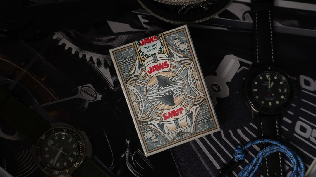 JAWS 50th Anniversary Playing Cards - BluShark Straps