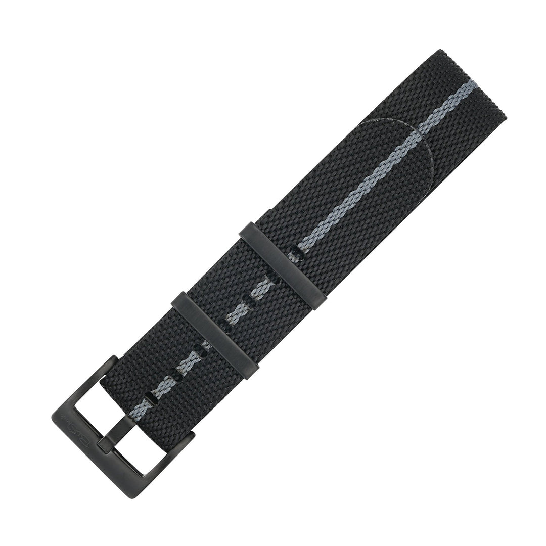 Knit Weave - Black & Stone - BluShark Straps