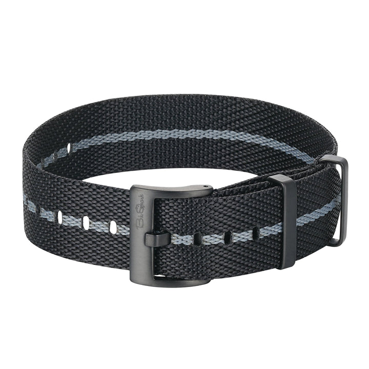 Knit Weave - Black & Stone - BluShark Straps