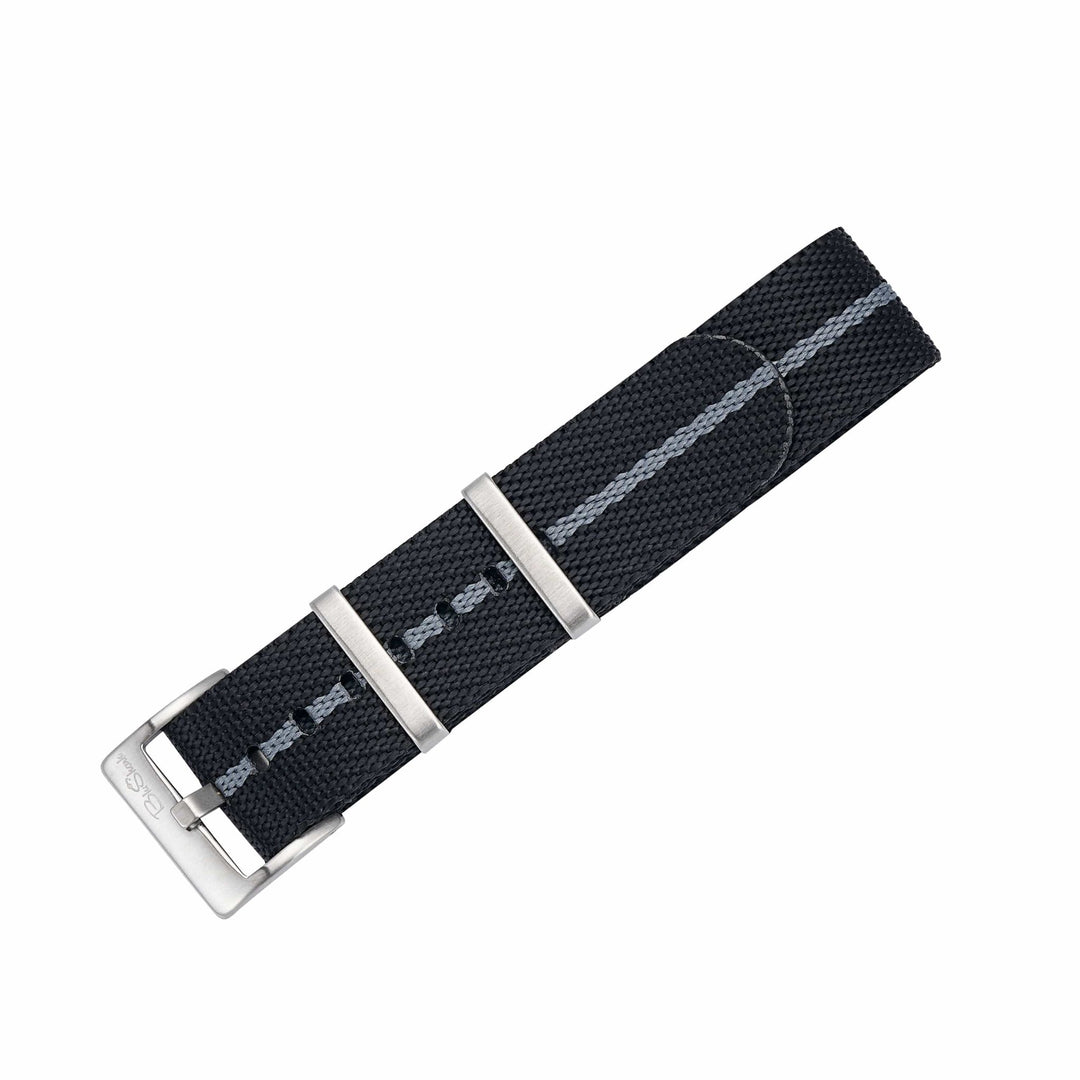 Knit Weave - Black & Stone - BluShark Straps