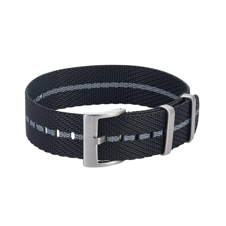 Knit Weave - Black & Stone - BluShark Straps