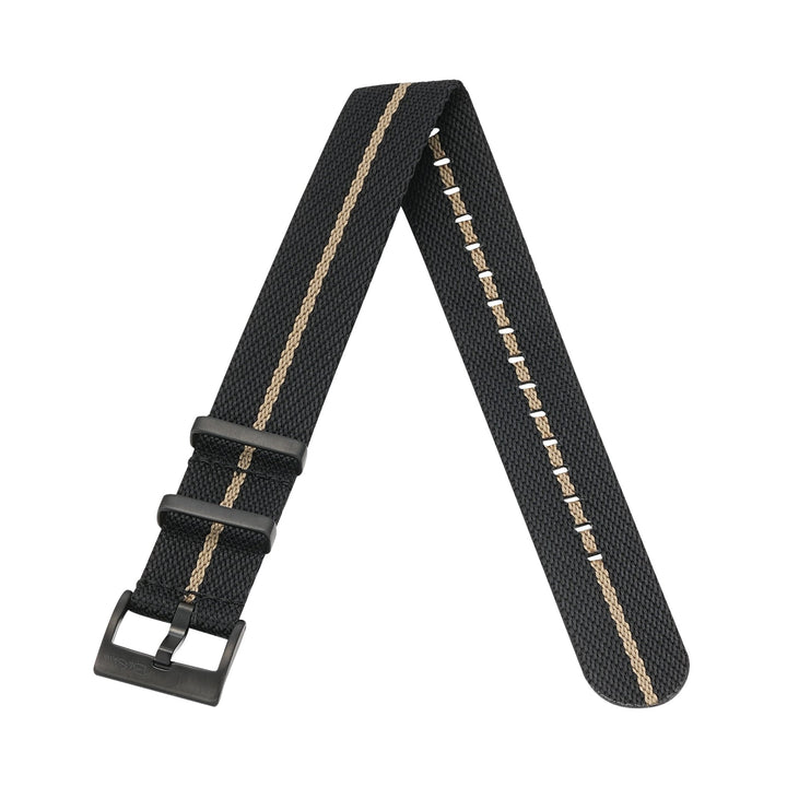 Knit Weave - Black & Tan - BluShark Straps
