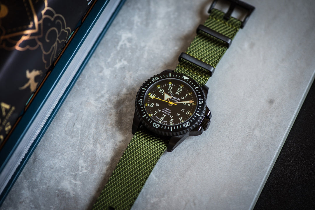 Knit Weave - Bonsai Green - BluShark Straps