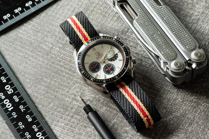 Knit Weave - Burnout Black - BluShark Straps