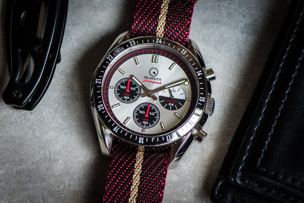 Knit Weave - Garnet - BluShark Straps