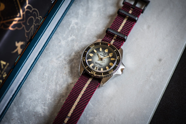 Knit Weave - Garnet - BluShark Straps